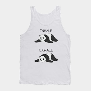 Inhale Exhale Panda Tank Top